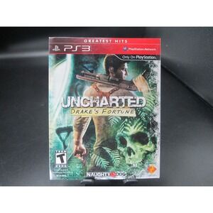 Uncharted Drakes Fortune Not for Resale‎ Sony PS3 Playstation Factory Sealed